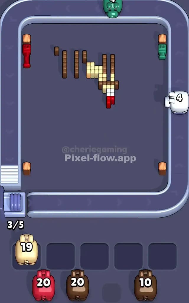 Pixel Flow Level 581 Solution 3