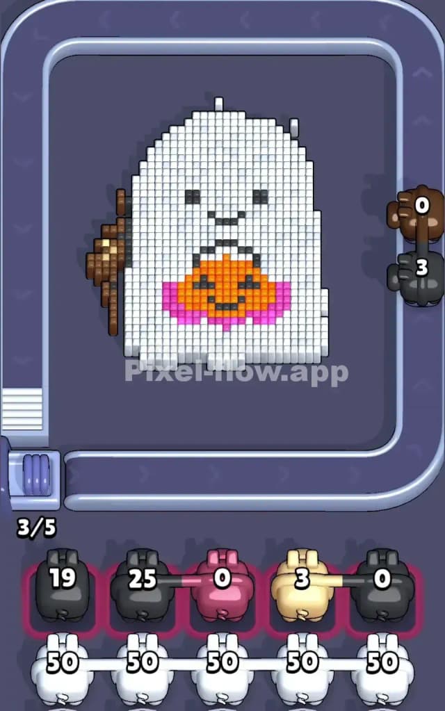 Pixel Flow Level 138 Solution 3