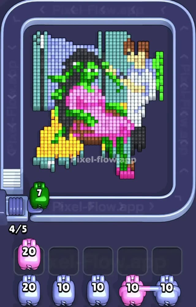 Pixel Flow Level 1156 Solution 1