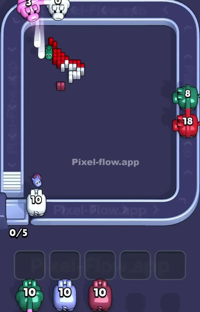 Pixel Flow Level 1117 Solution 3