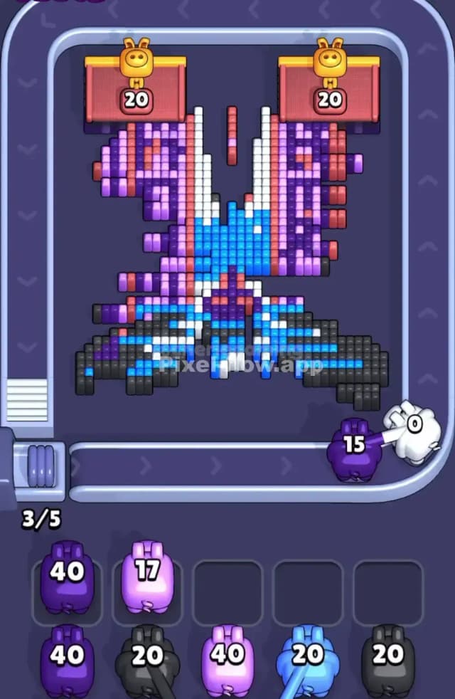 Pixel Flow Level 1736 Solution 2
