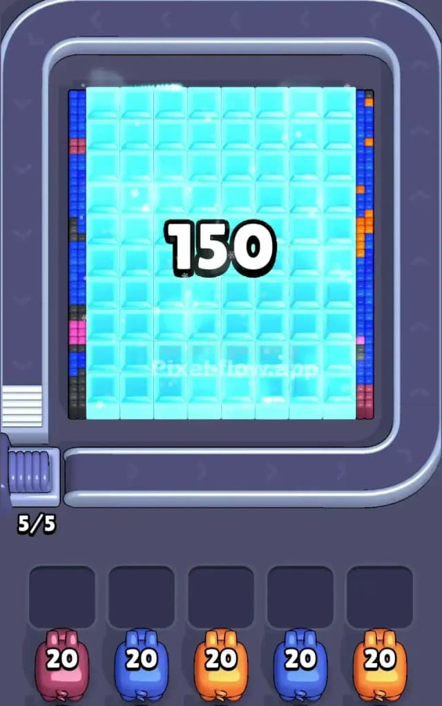 Pixel Flow Level 476 Gameplay