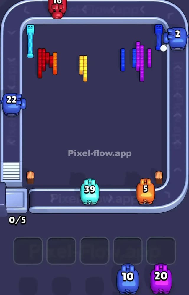 Pixel Flow Level 1447 Solution 3