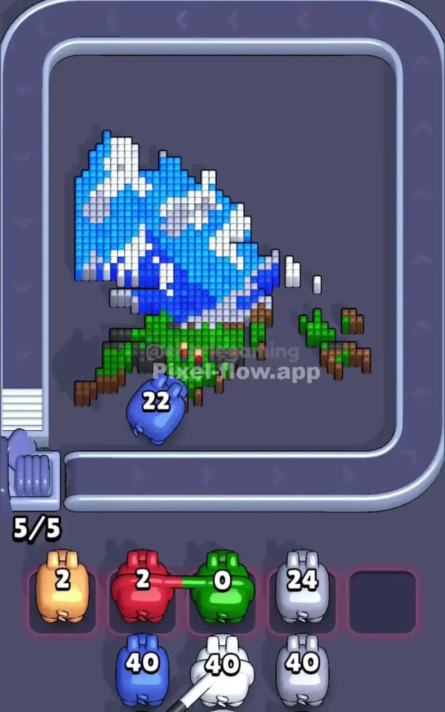 Pixel Flow Level 677 Solution 2