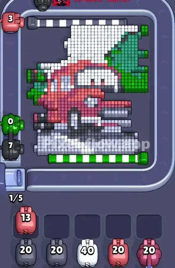 Pixel Flow Level 344 Solution 1