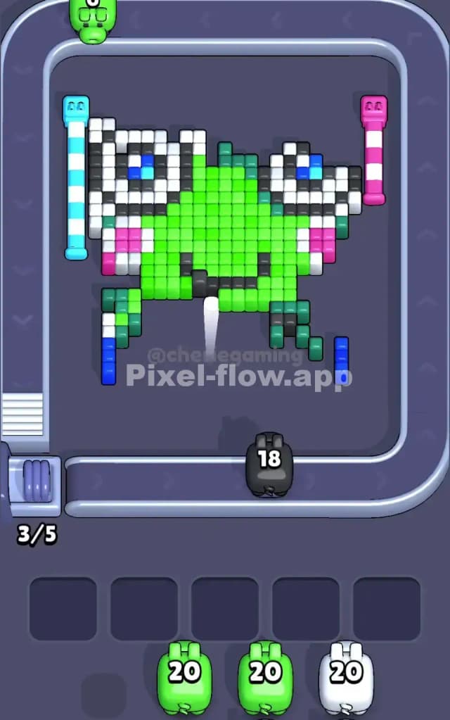 Pixel Flow Level 58 Solution 2