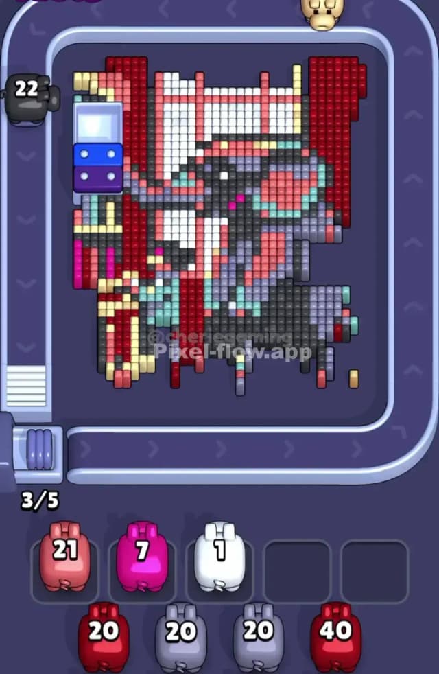 Pixel Flow Level 1786 Solution 1