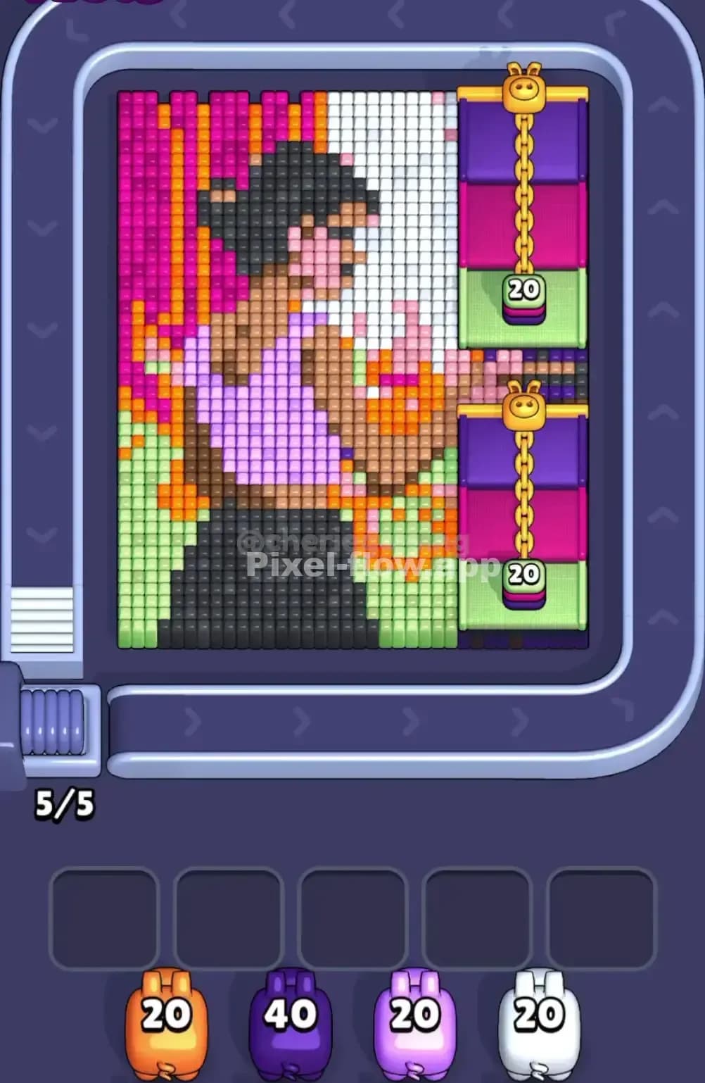 Pixel Flow Level 1777 Screenshot