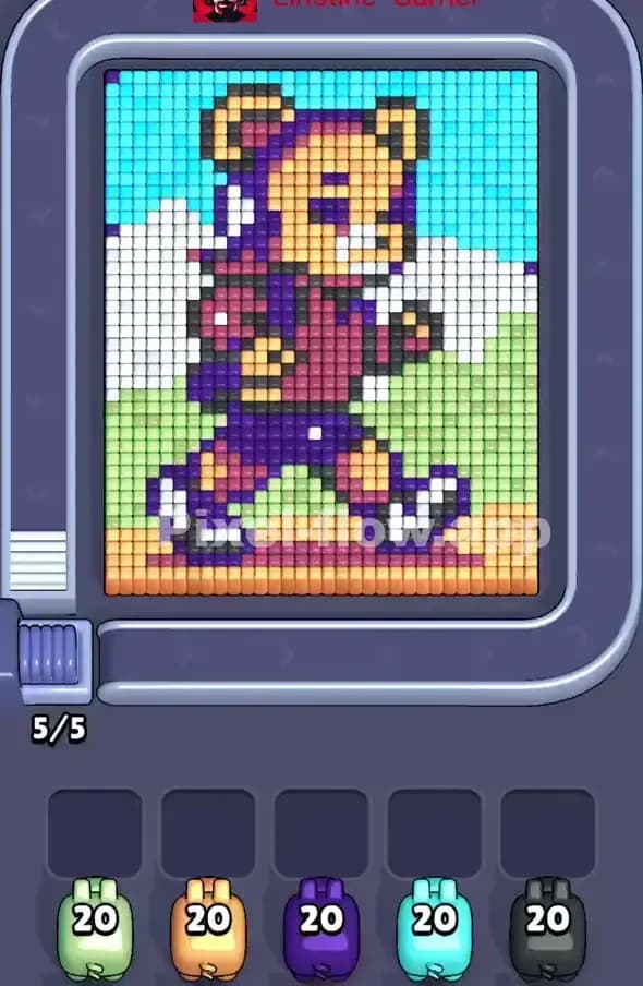 Pixel Flow Level 345 Gameplay