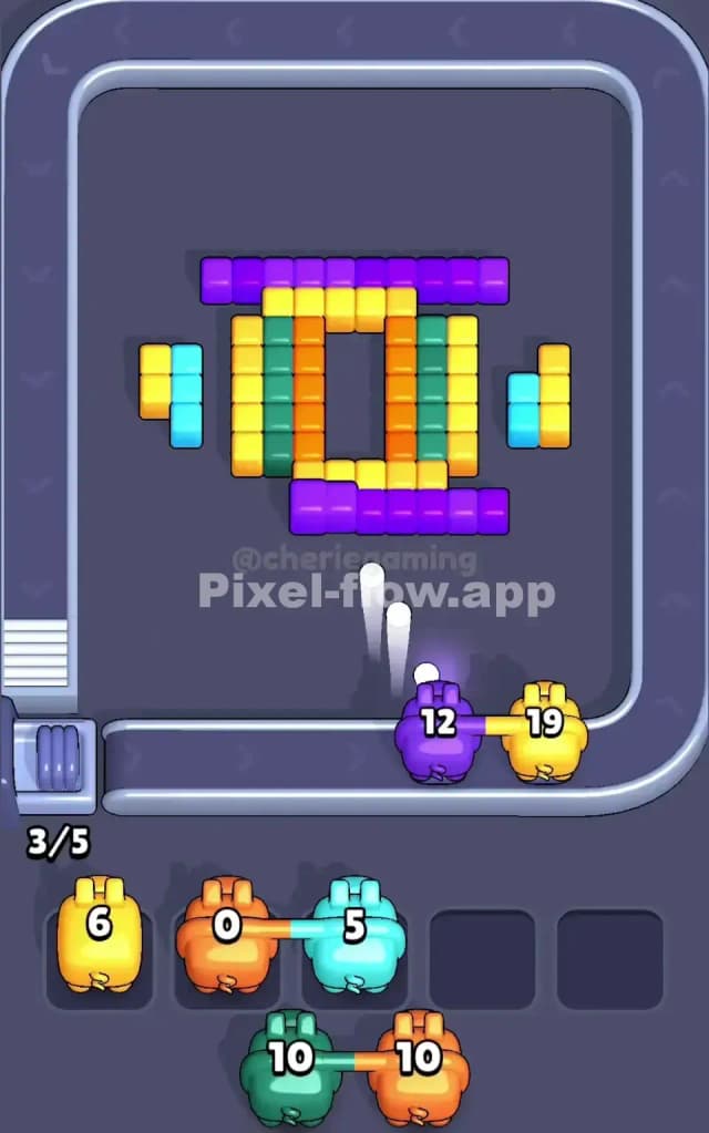 Pixel Flow Level 14 Solution 2