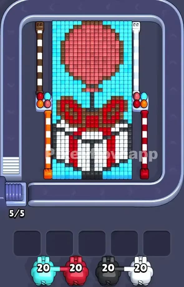 Pixel Flow Level 542 Screenshot