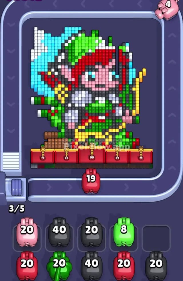 Pixel Flow Level 1647 Solution 1
