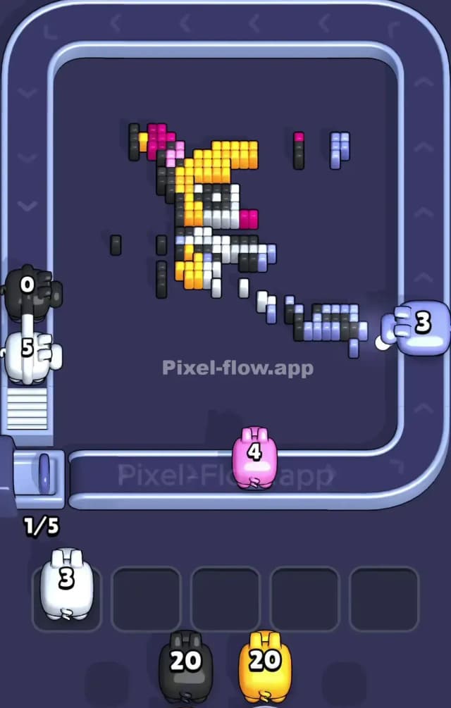 Pixel Flow Level 812 Solution 3