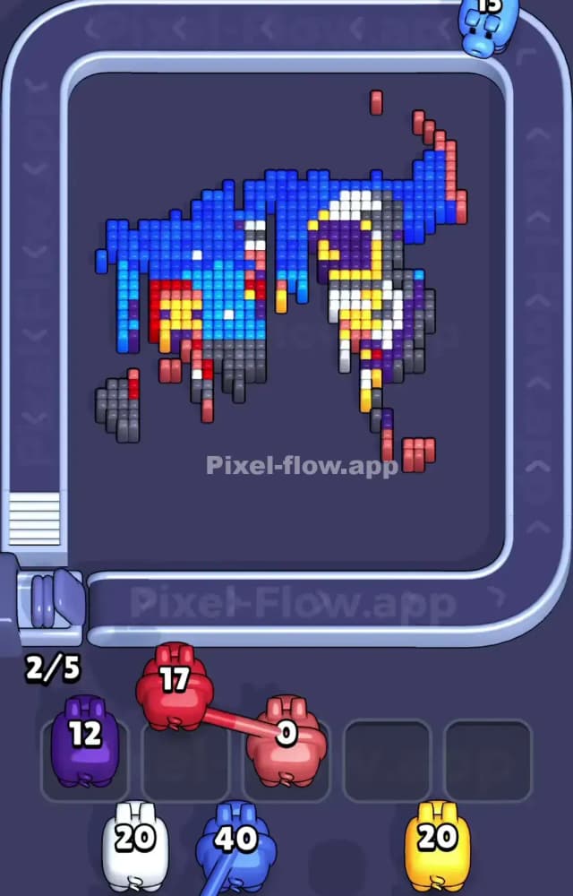 Pixel Flow Level 1080 Solution 2