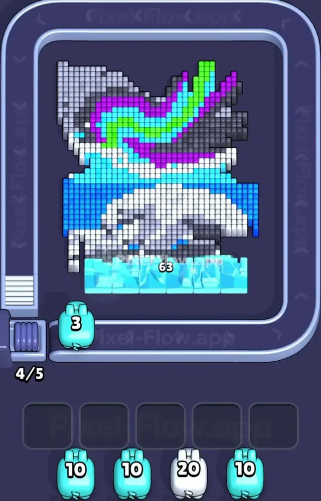 Pixel Flow Level 1224 Solution 1