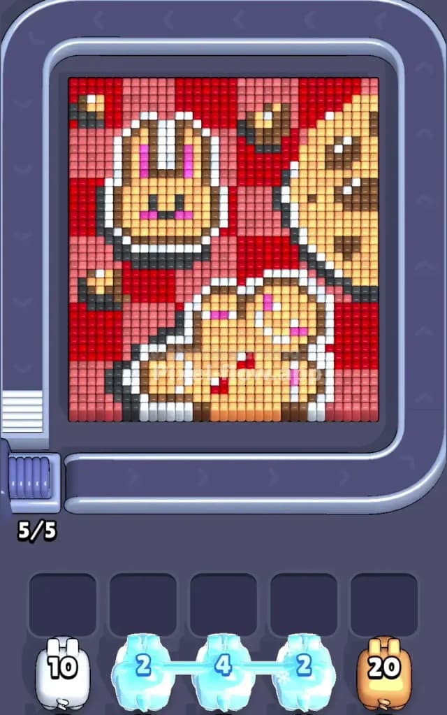 Pixel Flow Biscuits Level Gameplay