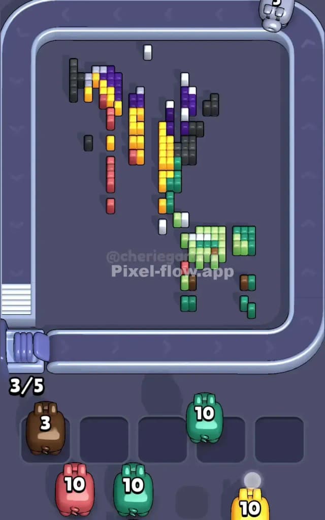 Pixel Flow Level 393 Solution 3