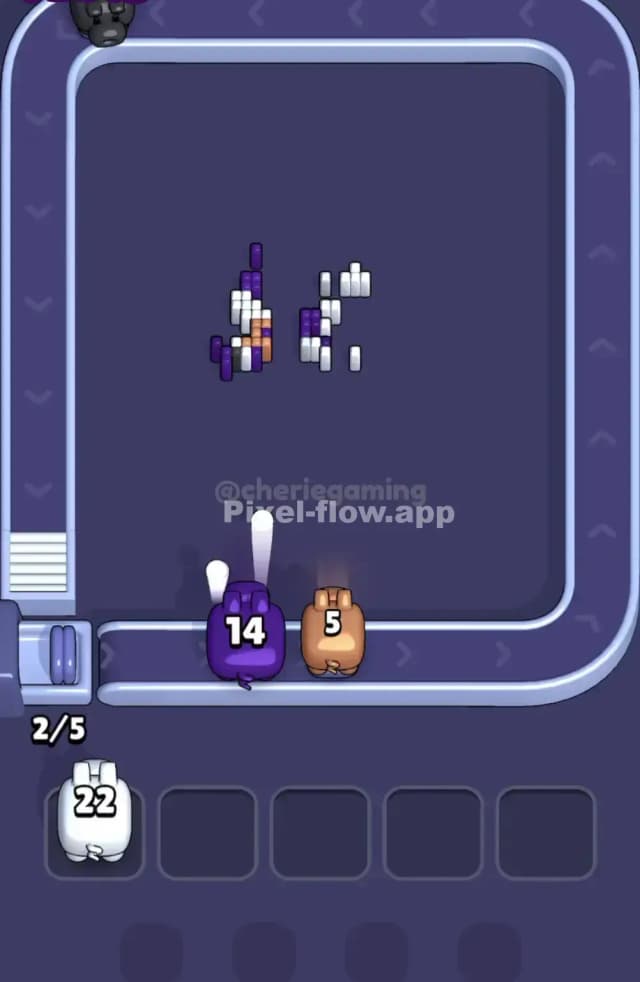 Pixel Flow Level 1738 Solution 3