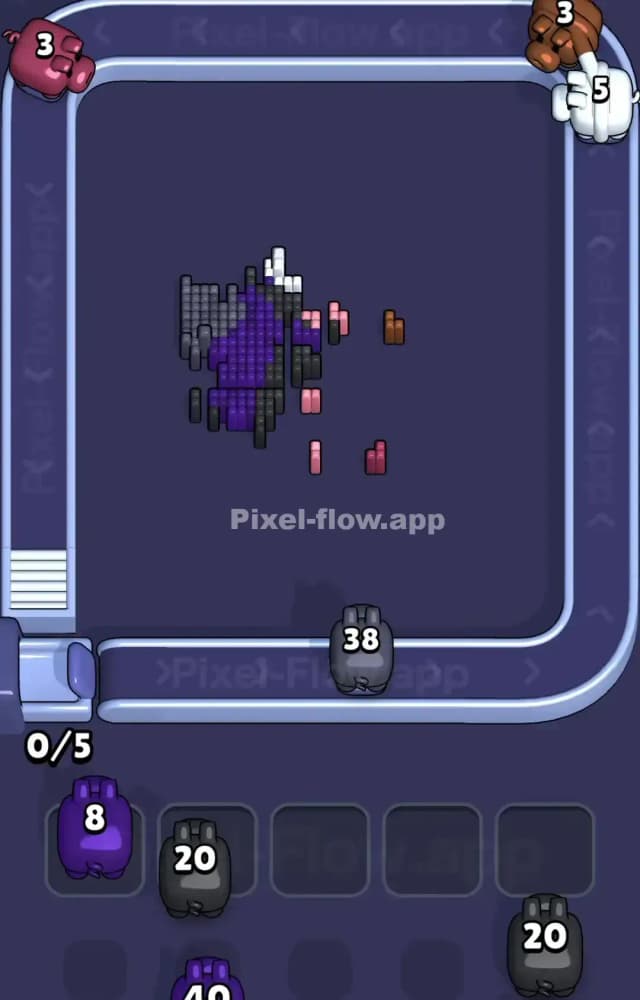 Pixel Flow Level 1188 Solution 3