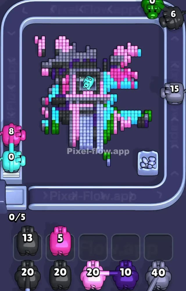 Pixel Flow Level 1326 Solution 2