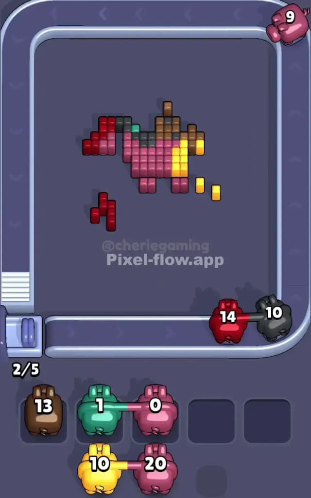 Pixel Flow Level 432 Solution 3