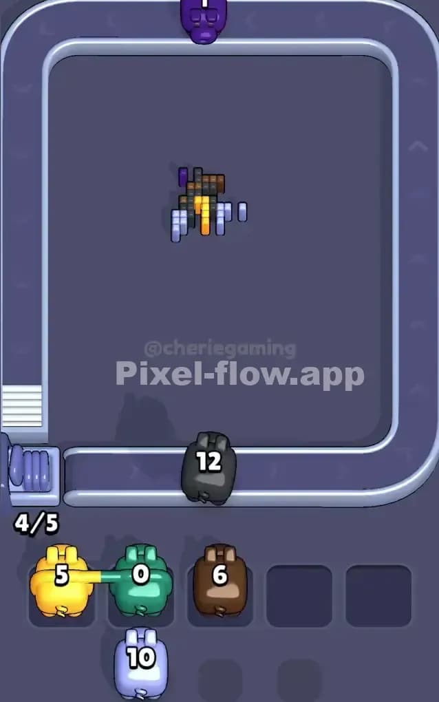 Pixel Flow Level 254 Solution 3