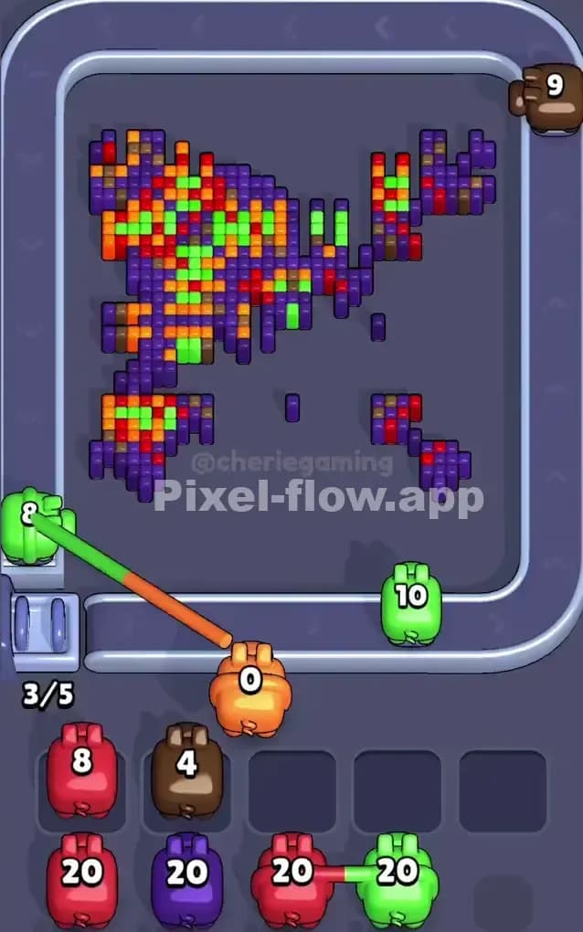 Pixel Flow Level 305 Solution 2
