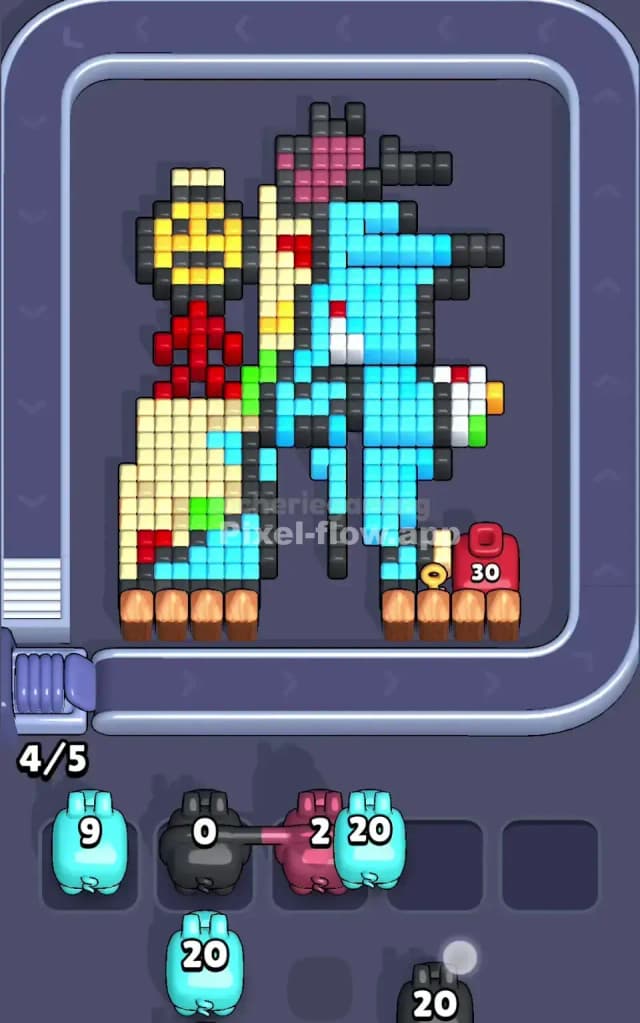 Pixel Flow Level 499 Solution 1