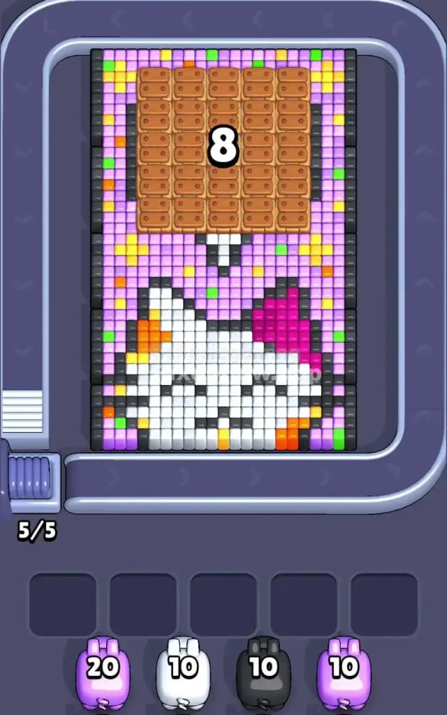 Pixel Flow Level 464 Gameplay