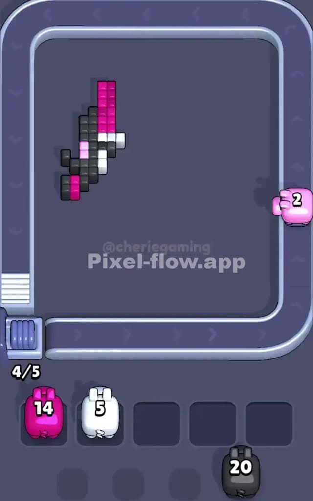 Pixel Flow Level 205 Solution 3