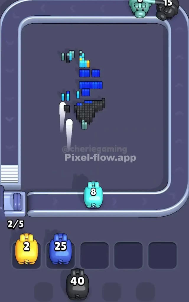 Pixel Flow Level 535 Solution 3
