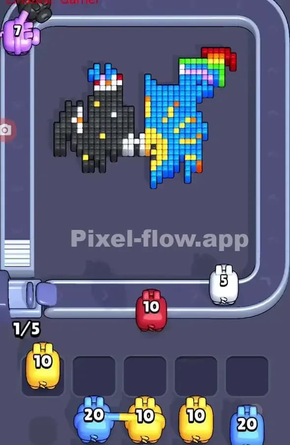 Pixel Flow Level 310 Solution 2