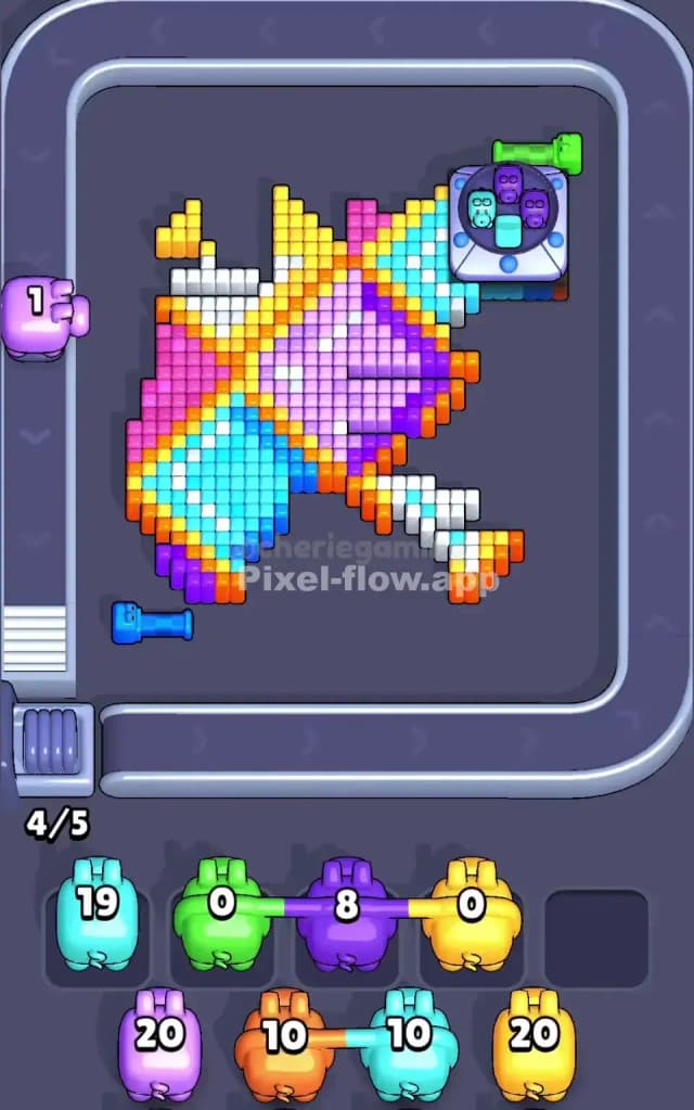 Pixel Flow Level 746 Solution 2