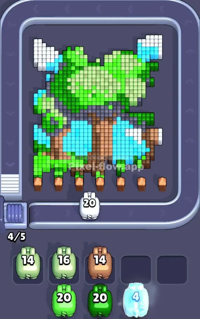 Pixel Flow Level 630 Solution 2