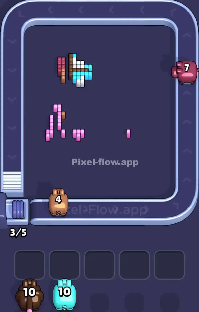 Pixel Flow Level 988 Solution 3