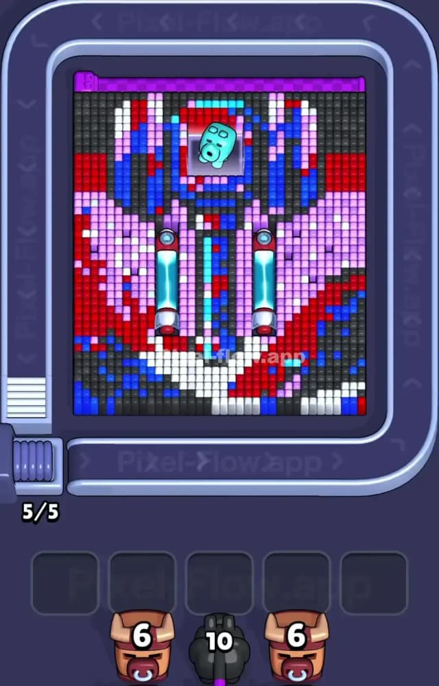 Pixel Flow Level 1302 Gameplay