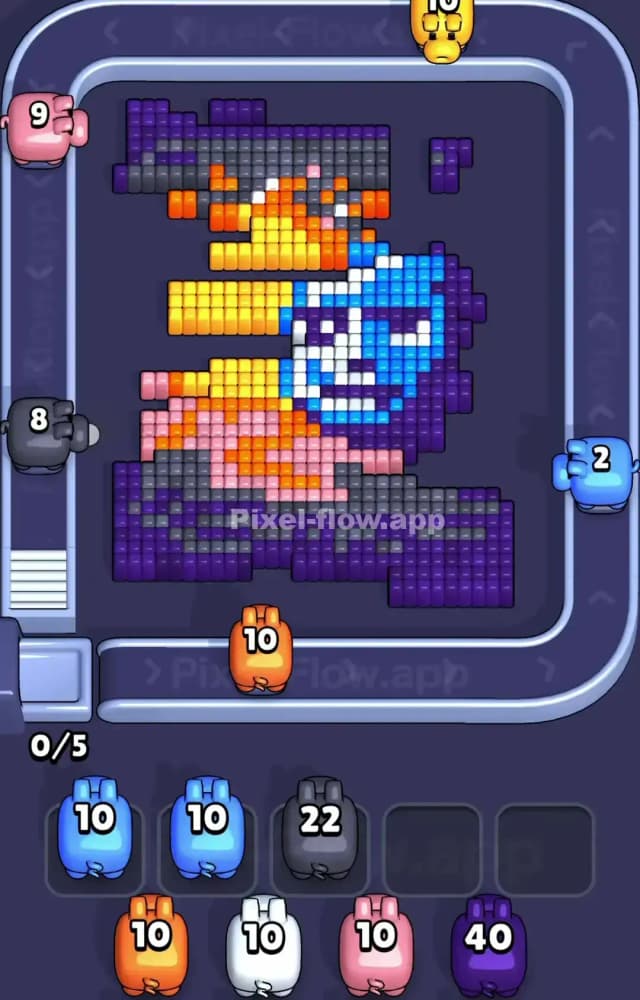 Pixel Flow Level 1404 Solution 2