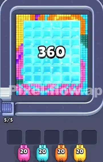 Pixel Flow Level 392 Screenshot
