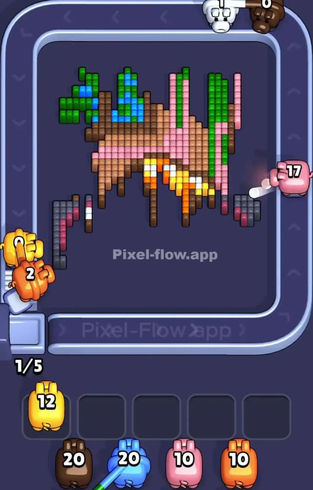 Pixel Flow Level 958 Solution 2