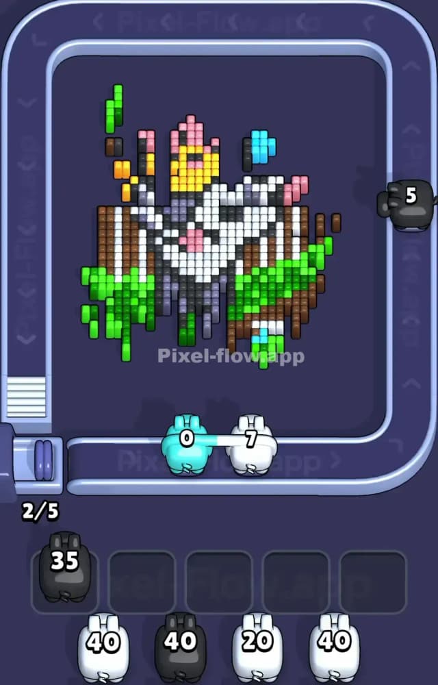 Pixel Flow Level 1354 Solution 2