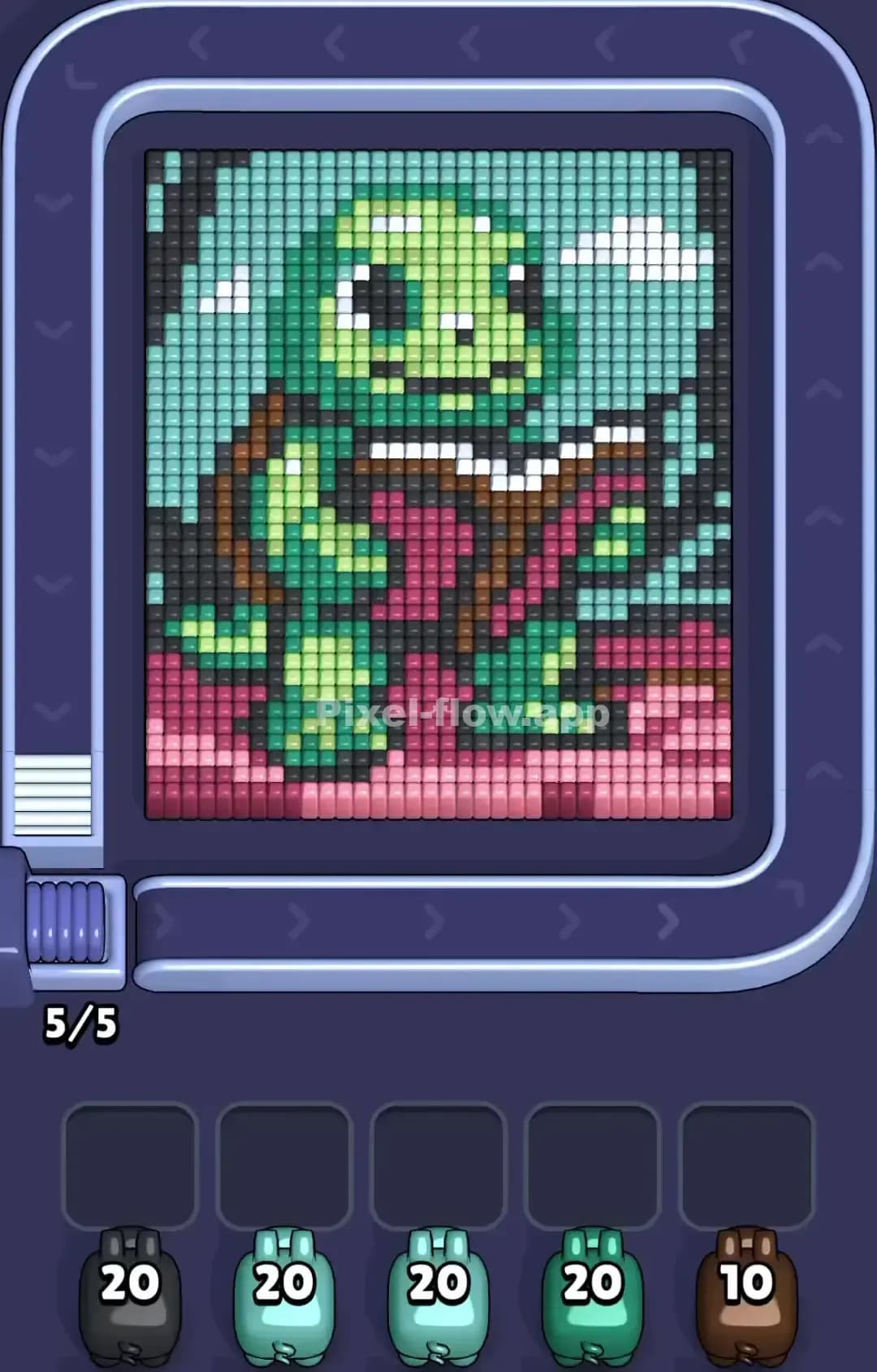 Pixel Flow Level 1143 Screenshot