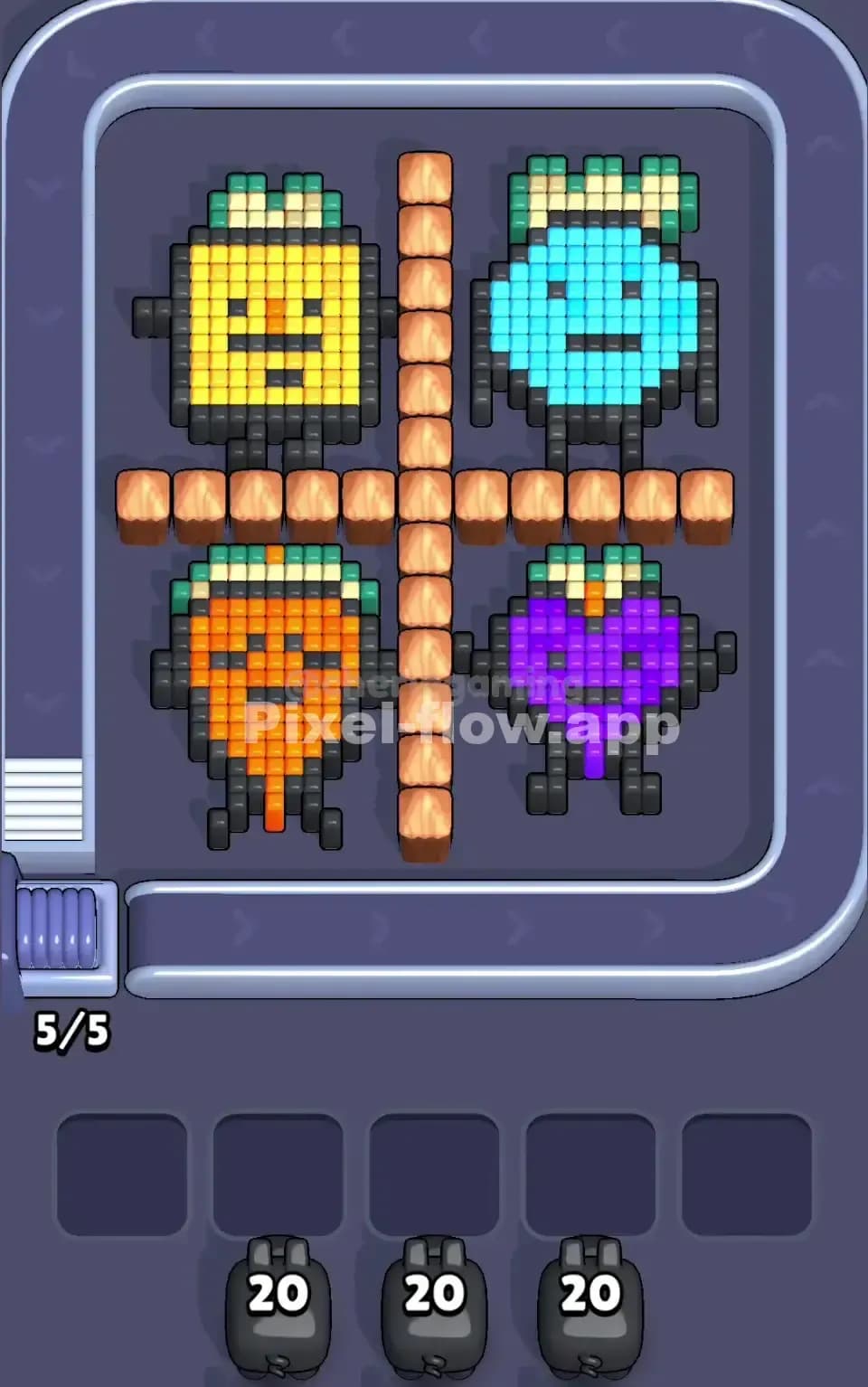 Pixel Flow Level 135 Screenshot