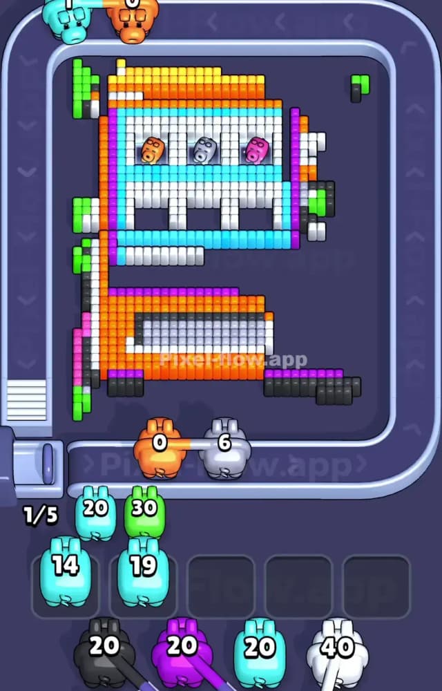 Pixel Flow Level 1066 Solution 2