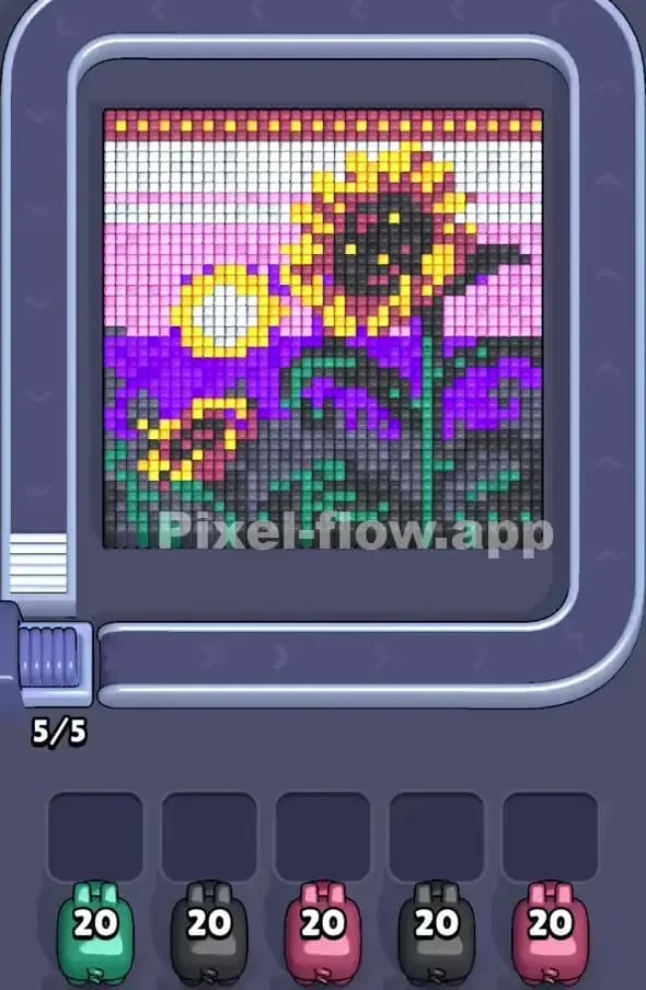 Pixel Flow Level 384 Screenshot