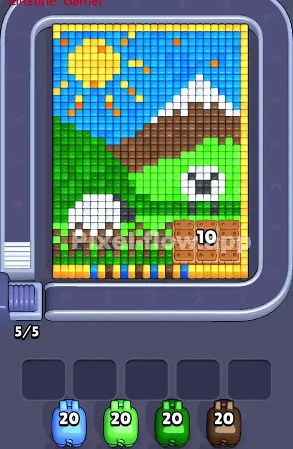 Pixel Flow Level 380 Screenshot