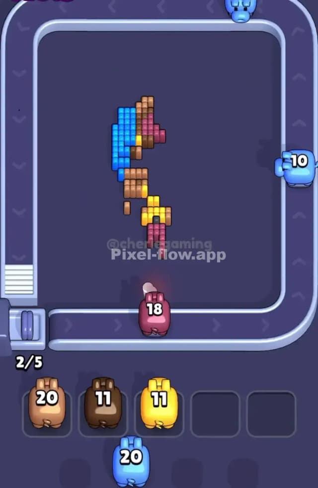 Pixel Flow Level 1631 Solution 3