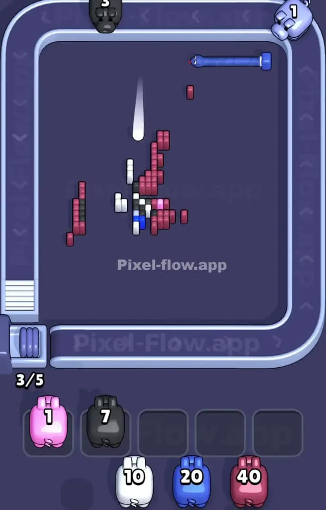 Pixel Flow Level 1074 Solution 3