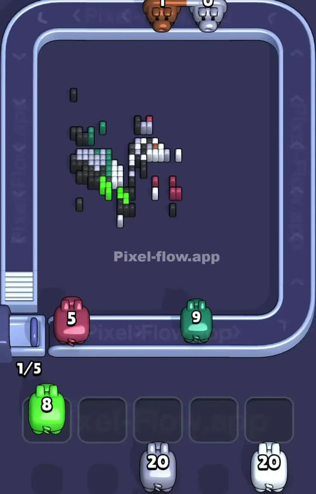 Pixel Flow Level 1349 Solution 3