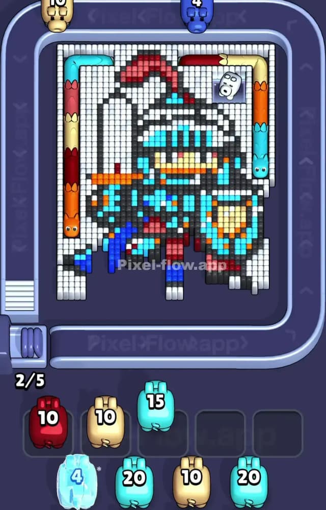 Pixel Flow Level 1310 Solution 1