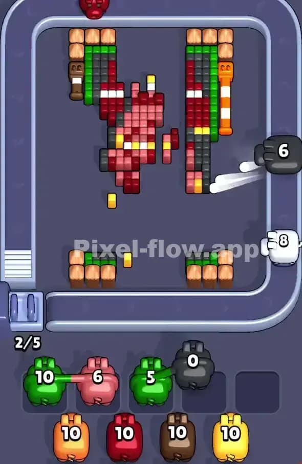 Pixel Flow Level 417 Solution 2